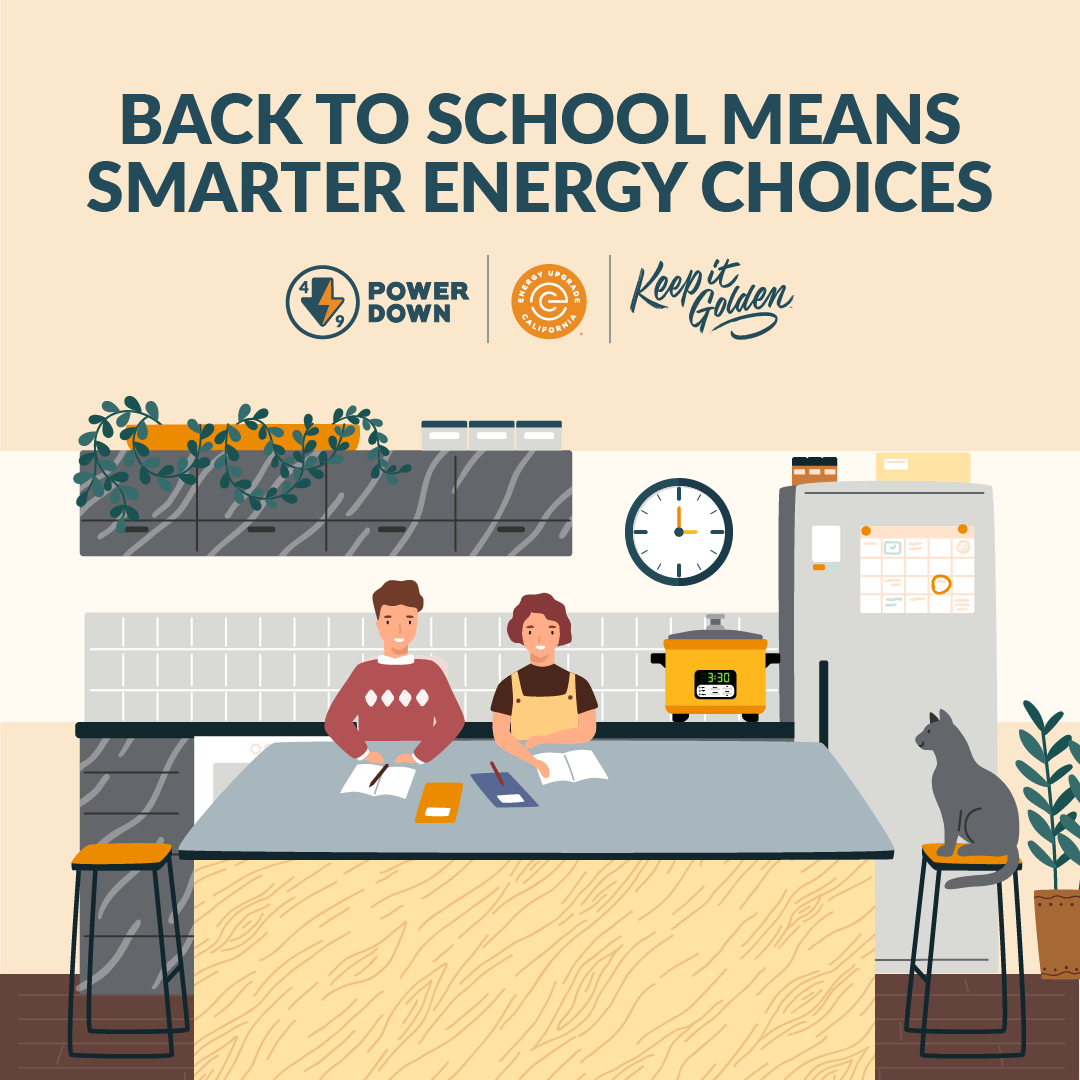 It's back to school season and as classes begin, don't forget to be mindful of when you're using energy. At the end of the school day, power down computers, lights, and more to help use more clean energy! #KeepItGolden.