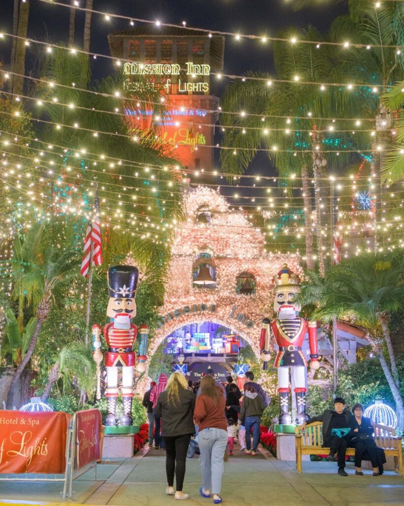 Due to the recent rain, The Mission Inn Hotel & Spa has extended the Festival of Lights season one more weekend! The holiday lighting and décor at the Mission Inn will remain up until Sunday, January 8. Come see the magic! ✨ #ILoveRiverside